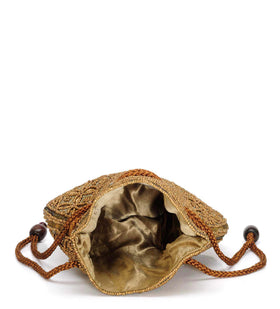 Light Brown Satin Potli Bag