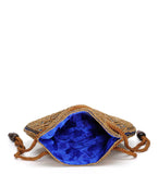 Royal Blue Satin Potli Bag