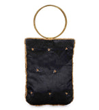 Black Satin Mobile Pouch