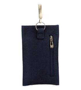 Blue Printed Mobile Pouch