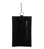 Black Printed Mobile Pouch