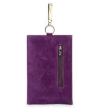 Purple Printed Mobile Pouch