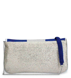 Royal Blue Velvet Designer Clutch