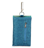 Blue Jute Designer Mobile Pouch