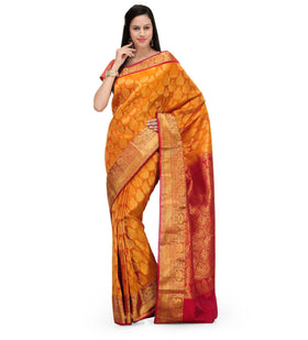 Golden Upada Silk Saree