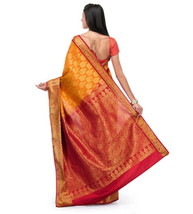 Golden Upada Silk Saree