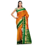 Mustard Silk Saree