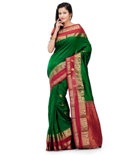 Green Silk Saree