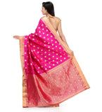 Magenta Silk Saree