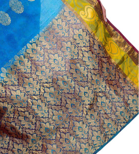 Blue Art Silk Saree