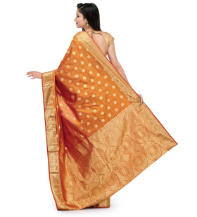 Mustard Silk Saree