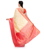 Beige Art Silk Saree