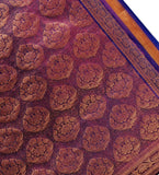 Maroon Art Silk Saree