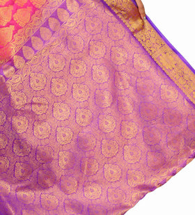 Magenta Upada Silk Saree