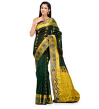 Dark Green Silk Saree