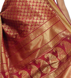 Maroon Silk Upada Saree