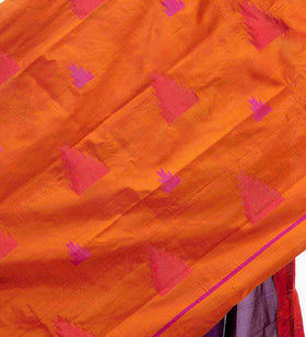 Violet Silk Saree