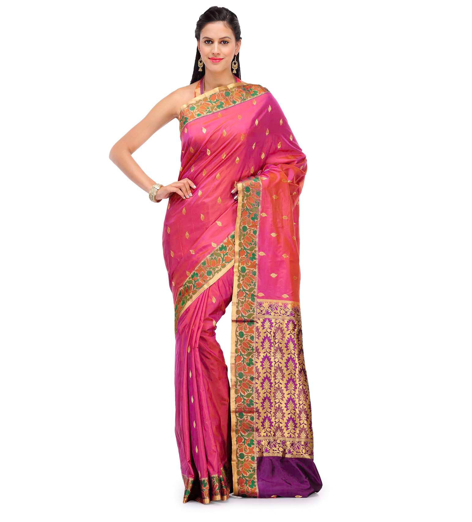 Mauve Silk Saree