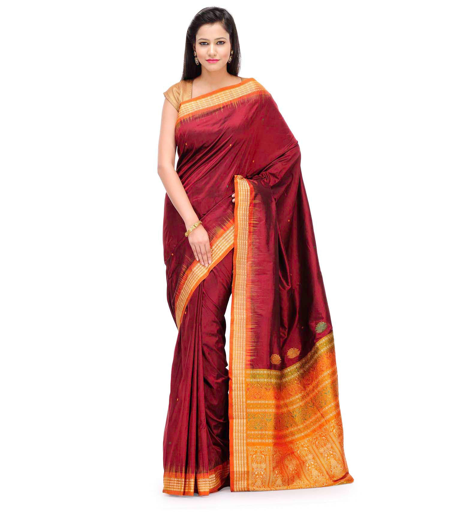 Doll Design Bomkai Silk Saree - Utkalika Odisha