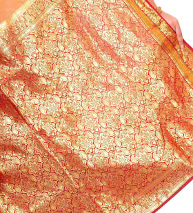 Fawn Silk Saree