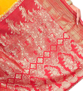 Mustard Silk Saree