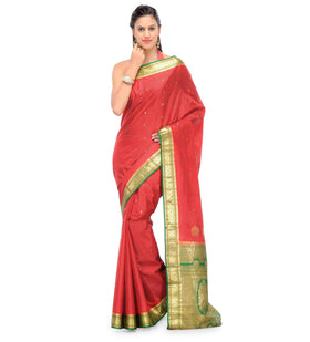 Red Silk Saree