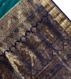 Dark Green Silk Saree