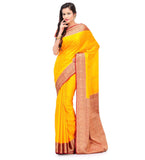 Yellow Silk Saree