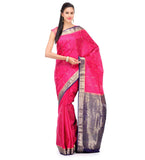 Magenta Silk Saree