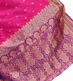 Magenta Silk Saree