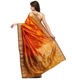 Mustard Silk Saree