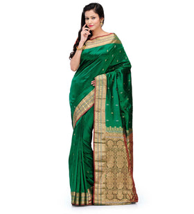 Green Silk Saree