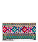 Multi-Color Brocade Clutch