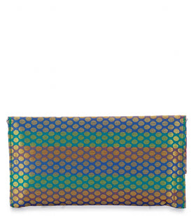 Multi-Color Brocade Clutch