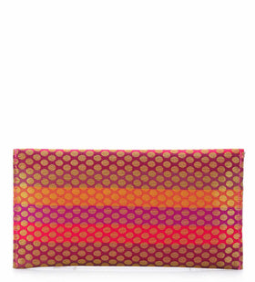 Multi-Color Brocade Clutch