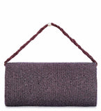 Violet Stone Studded Clutch