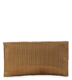 Copper Brocade Printed Clutch