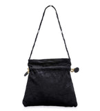 Black Velvet Beaded Potli Bag