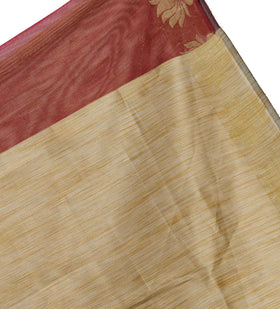 Maroon Supernet Banarasi Saree