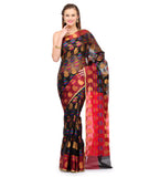 Black Supernet Banarasi Saree