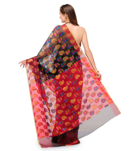 Black Supernet Banarasi Saree