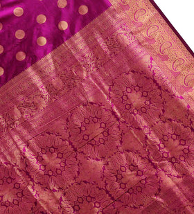 Purple Silk Saree