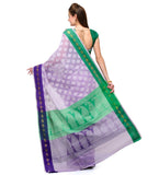 Lilac Cotton Blend Banarasi Saree