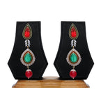 Multi-Color Stone Studded Earrings