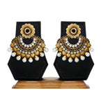 Antique Pearl & Stone Studded Earrings