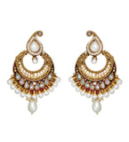 Pearl & Stone Studded Earrings