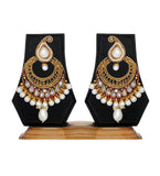 Pearl & Stone Studded Earrings