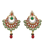 Multi-Color Polki Jhumkas