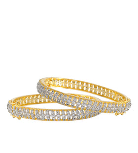 White Stone Studded Bangle