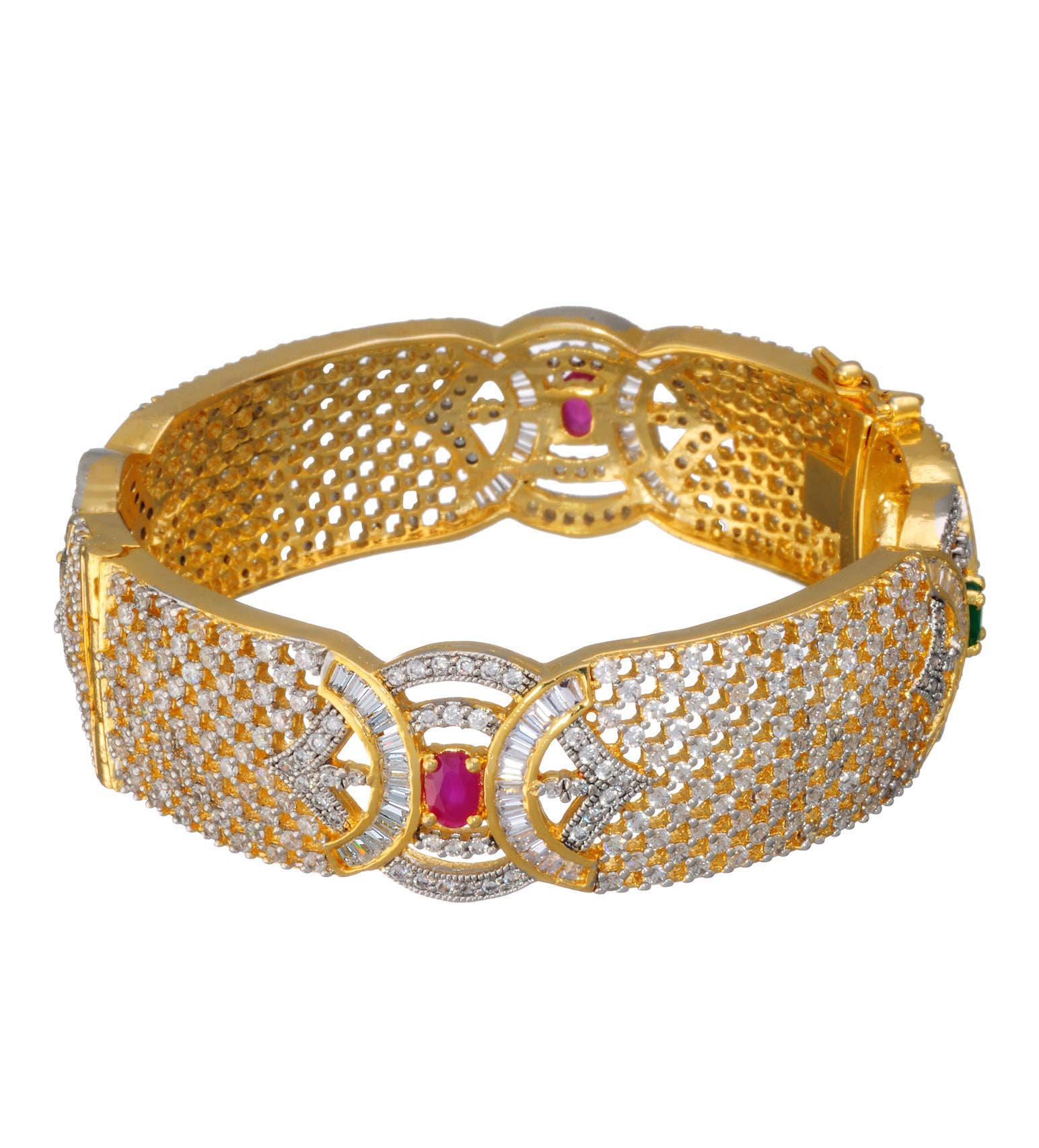 Multi-Color Stone Studded Bangle